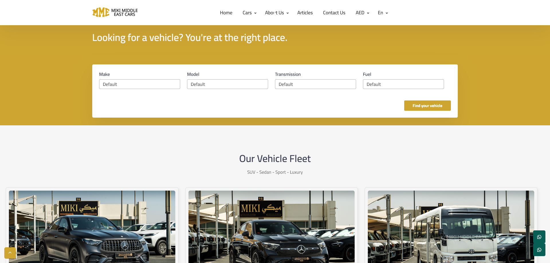 MIKI Middle East Cars